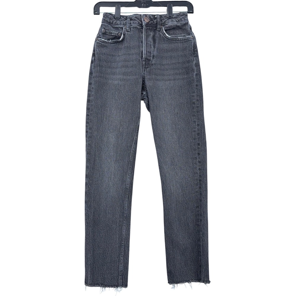 BDG Urban Outfitters Dillon High‎ Rise Straight Leg Jeans Faded Black 26